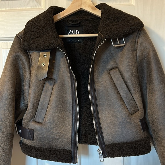 Zara DOUBLE FACED JACKET - Picture 7 of 8